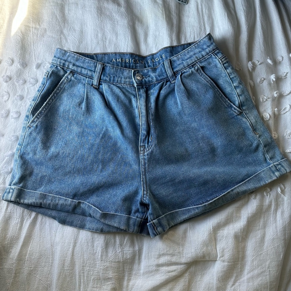 American Eagle High Waisted Denim Shorts